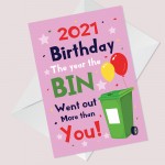 Funny A6 Birthday Card For Mum Dad Auntie Cheeky Lockdown