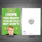 FUNNY Boris Lockdown Design Birthday Card For Mum Dad Uncle