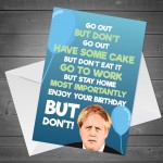 Funny Birthday Card Boris Lockdown Card For Men Women Novelty