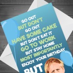 Funny Birthday Card Boris Lockdown Card For Men Women Novelty