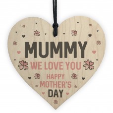 Mothers Day Gift for Mummy Wooden Heart Gift For Her Thank You