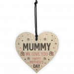 Mothers Day Gift for Mummy Wooden Heart Gift For Her Thank You