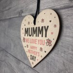 Mothers Day Gift for Mummy Wooden Heart Gift For Her Thank You