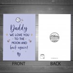 Daddy A6 Card For Father's Day Birthday Special Daughter Son