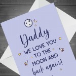 Daddy A6 Card For Father's Day Birthday Special Daughter Son