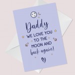 Daddy A6 Card For Father's Day Birthday Special Daughter Son