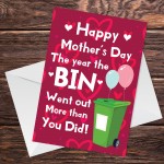 Funny Mothers Day Card For Mum Mummy Lockdown Novelty