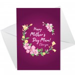 Happy Mothers Day Mum Card Novelty Mother's Day Card For Mum