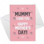Mothers Day Mummy Card Novelty Card For Dog Mum Card For Her