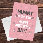 Mothers Day Mummy Card Novelty Card For Dog Mum Card For Her