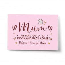 Mothers Day Birthday Gift For Mum Personalised Word Art Gift