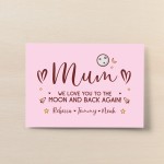 Mothers Day Birthday Gift For Mum Personalised Word Art Gift