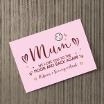 Mothers Day Birthday Gift For Mum Personalised Word Art Gift