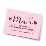Mothers Day Birthday Gift For Mum Personalised Word Art Gift