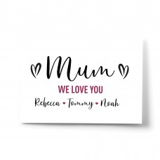 Mothers Day Gift For Mum Personalised Word Art Gift For Mum