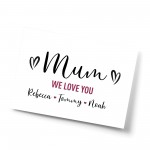 Mothers Day Gift For Mum Personalised Word Art Gift For Mum