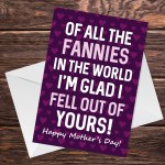 Funny Rude Mothers Day Card Novelty Card For Mum Card
