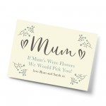 Personalised Mum Print Mothers Day Birthday Gift For Mum