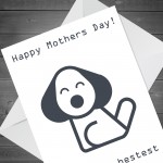 Happy Mothers Day Gift Card Dog Pet Gift Cute Mum