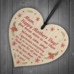 Gift For Mum Mothers Day Gift Lockdown Wooden Heart Thank You