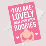 Funny Rude Anniversary Birthday Card For Wife Girlfriend A6 Card