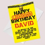 PERSONALISED Happy Lockdown Birthday Orders Worst Birthday Ever