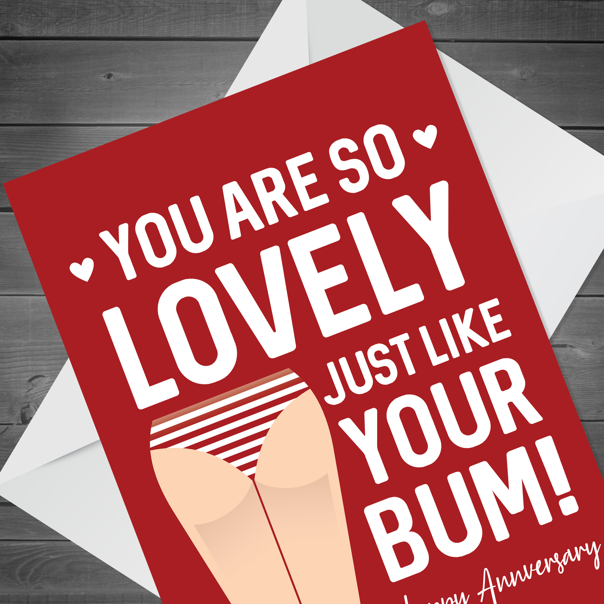 Funny Rude Anniversary Card For Wife Girlfriend Novelty A6 Card