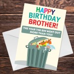 Funny Birthday Card For Brother Lockdown Theme Novelty Card