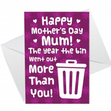 Funny Lockdown Mothers Day Card For Mum Novelty Card For Her