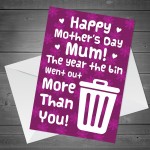 Funny Lockdown Mothers Day Card For Mum Novelty Card For Her