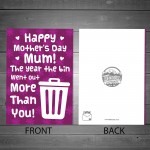 Funny Lockdown Mothers Day Card For Mum Novelty Card For Her