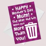 Funny Lockdown Mothers Day Card For Mum Novelty Card For Her