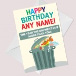 Personalised Happy Birthday Lockdown Card For Friend Brother