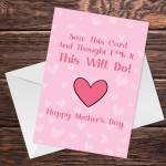 Rude Mothers Day Card For Mum Cheeky Mother's Day Card