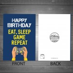 Gamer Birthday Card For Son Brother Grandson Novelty Birthday