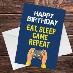 Gamer Birthday Card For Son Brother Grandson Novelty Birthday