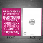 Funny Birthday Card For Daughter Humour Novelty Birthday Card