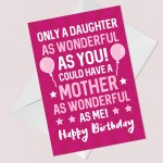 Funny Birthday Card For Daughter Humour Novelty Birthday Card