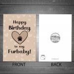 Happy Birthday Card For The Dog Cat Furbaby From Pet Owner