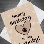 Happy Birthday Card For The Dog Cat Furbaby From Pet Owner