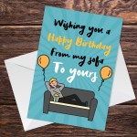Funny Lockdown Birthday Card For Friend Mum Dad Brother Auntie