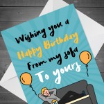 Funny Lockdown Birthday Card For Friend Mum Dad Brother Auntie