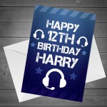Personalised Birthday Card For GAMER Birthday Card For Son