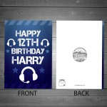 Personalised Birthday Card For GAMER Birthday Card For Son
