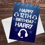 Personalised Birthday Card For GAMER Birthday Card For Son