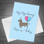 Funny Birthday Card For The Dog Novelty Dachshund Card For Dog