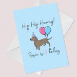 Funny Birthday Card For The Dog Novelty Dachshund Card For Dog