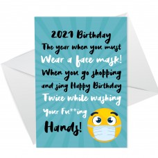 Funny Birthday Card Lockdown Card For Men Women Son Brother