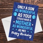 Birthday Card For Son Funny Humour Son Card From Mum Novelty