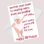 Funny Rude Birthday Card For Women Mum Nan Auntie 40th 50th